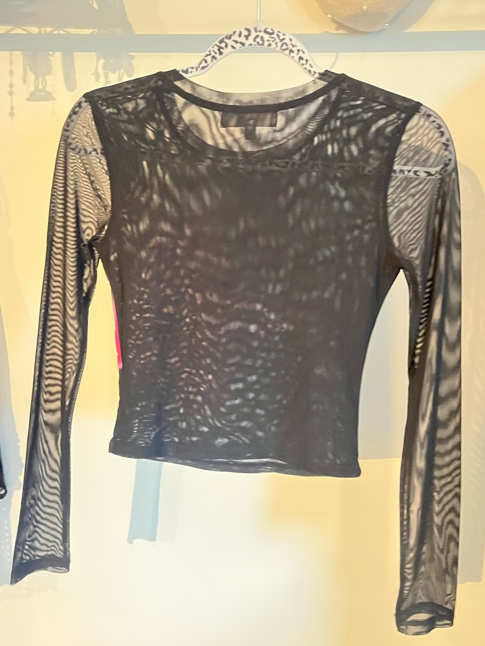 Sheer floral long sleeve with gems - Picture 4 of 13